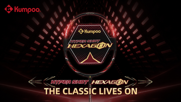 KUMPOO Hyper Shot Hexagon: Speed, Power, and Fast Attacking Performance in One Badminton Racket