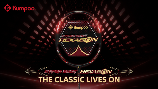 KUMPOO Hyper Shot Hexagon: Speed, Power, and Fast Attacking Performance in One Badminton Racket