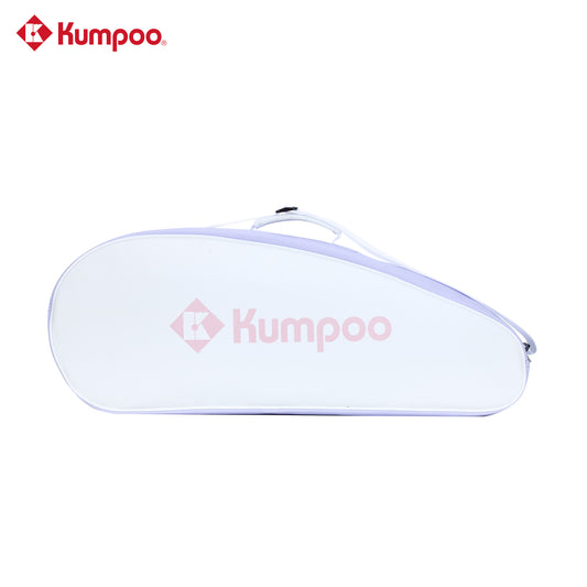 Kumpoo KB-631 badminton bag with multiple compartments and adjustable shoulder straps, designed for carrying badminton rackets and gear.
