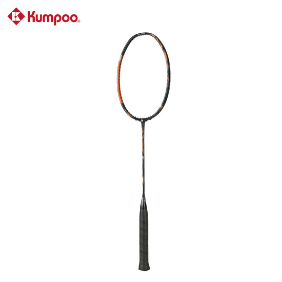 KUMPOO Hyper Shot Nex unstrung badminton racket with lightweight frame and ergonomic grip for enhanced performance.