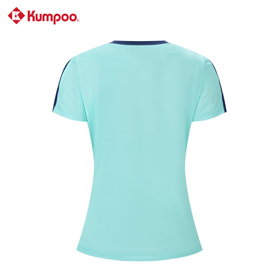 Kumpoo K261W-1151 women's T-shirt, casual top in soft fabric, displayed with short sleeves and a relaxed fit.