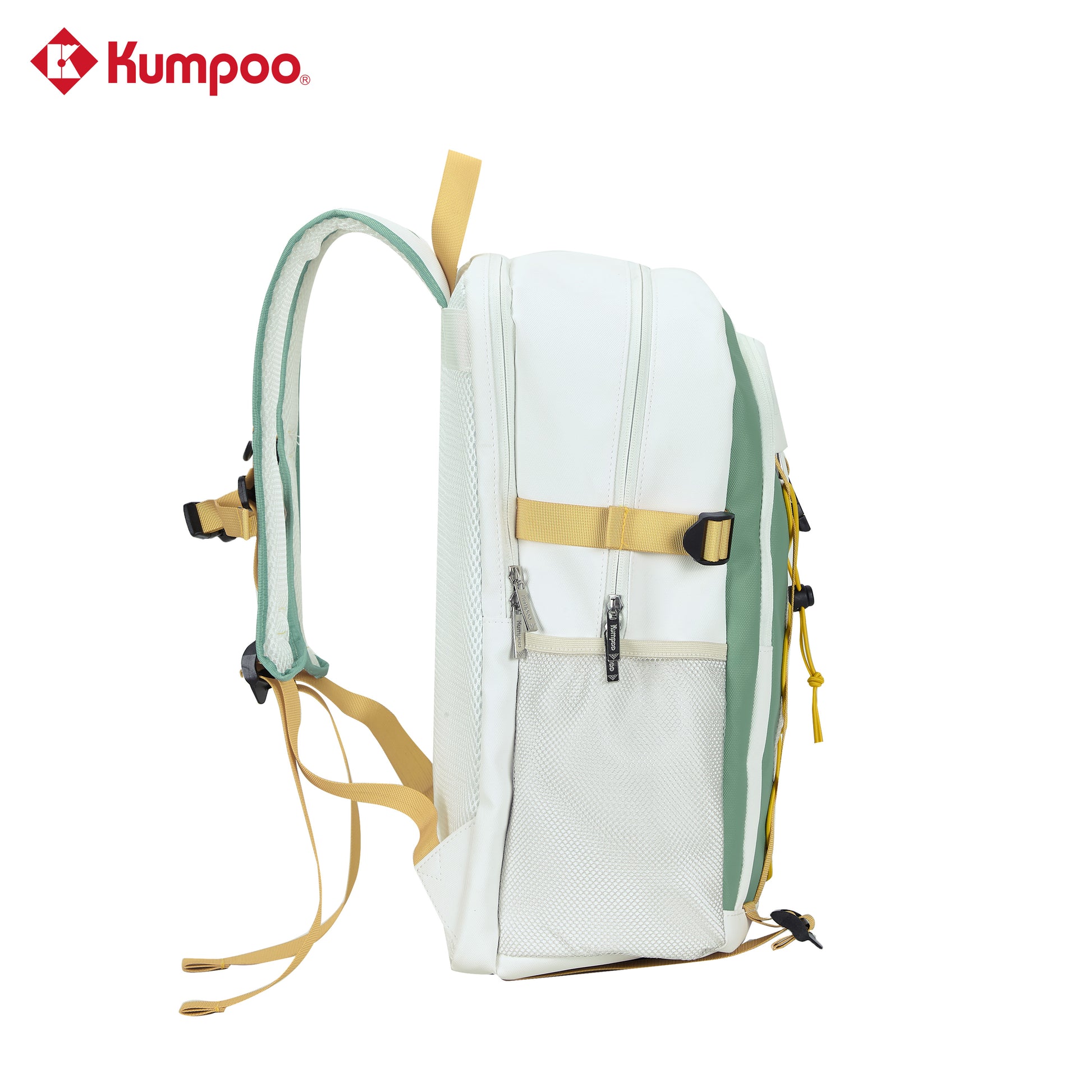 Kumpoo KB-624 badminton backpack with multiple compartments, padded straps, and durable material for sports and travel use.