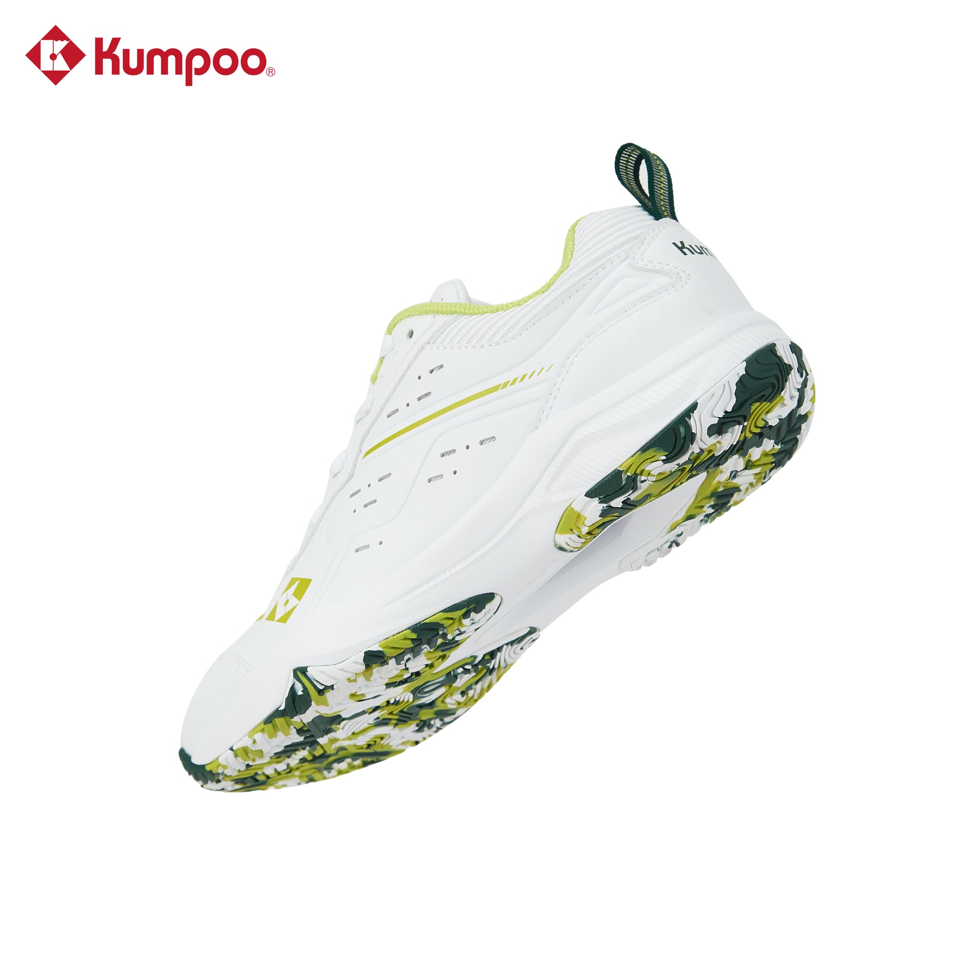 Kumpoo KH-E317 badminton shoes with breathable design, cushioned sole, and supportive ankle for indoor court play.
