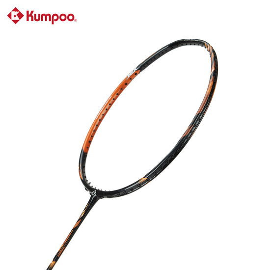 Kumpoo Hyper Shot Nex unstrung badminton racket with lightweight frame and sleek design, ideal for competitive play.