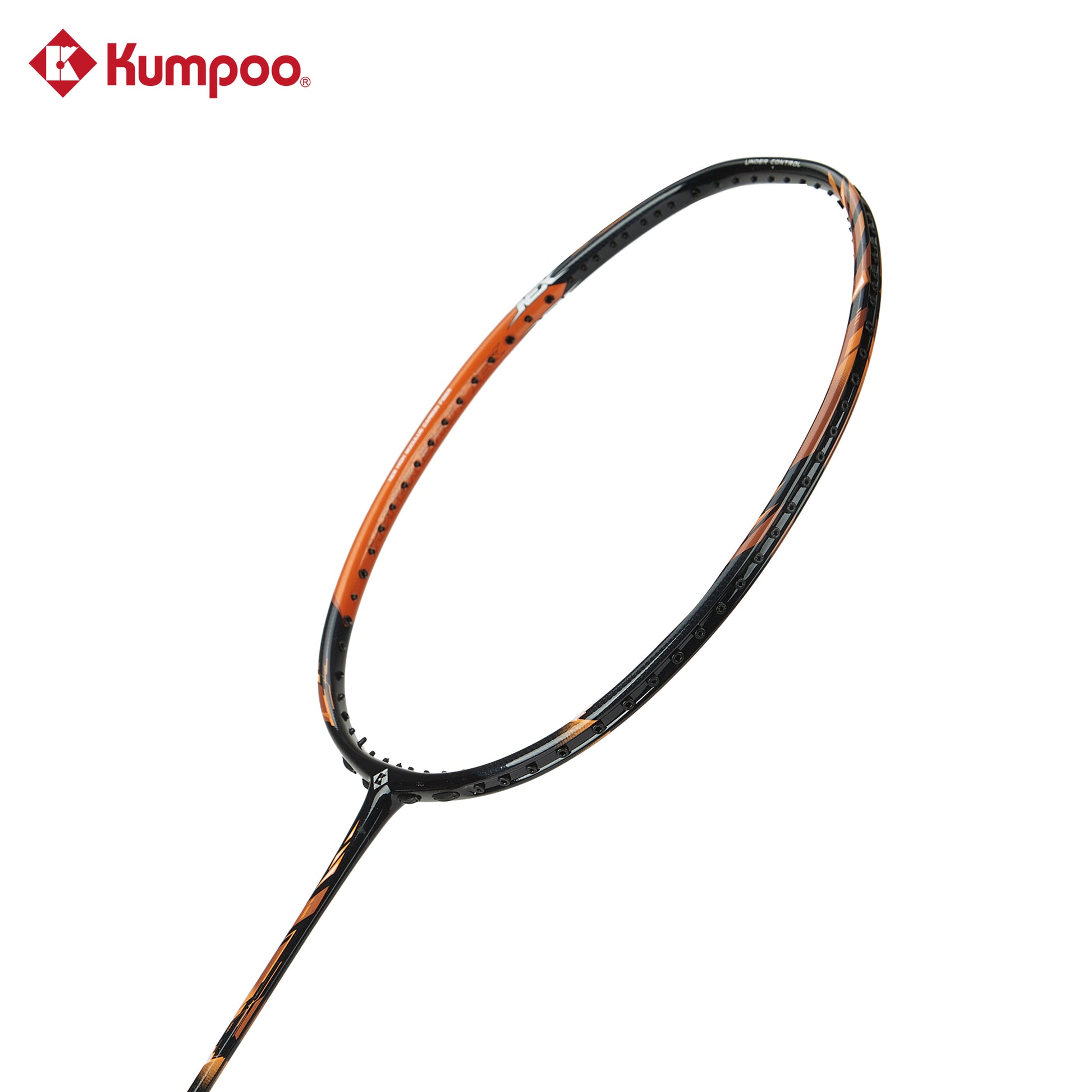 Kumpoo Hyper Shot Nex unstrung badminton racket with lightweight frame and sleek design, ideal for competitive play.