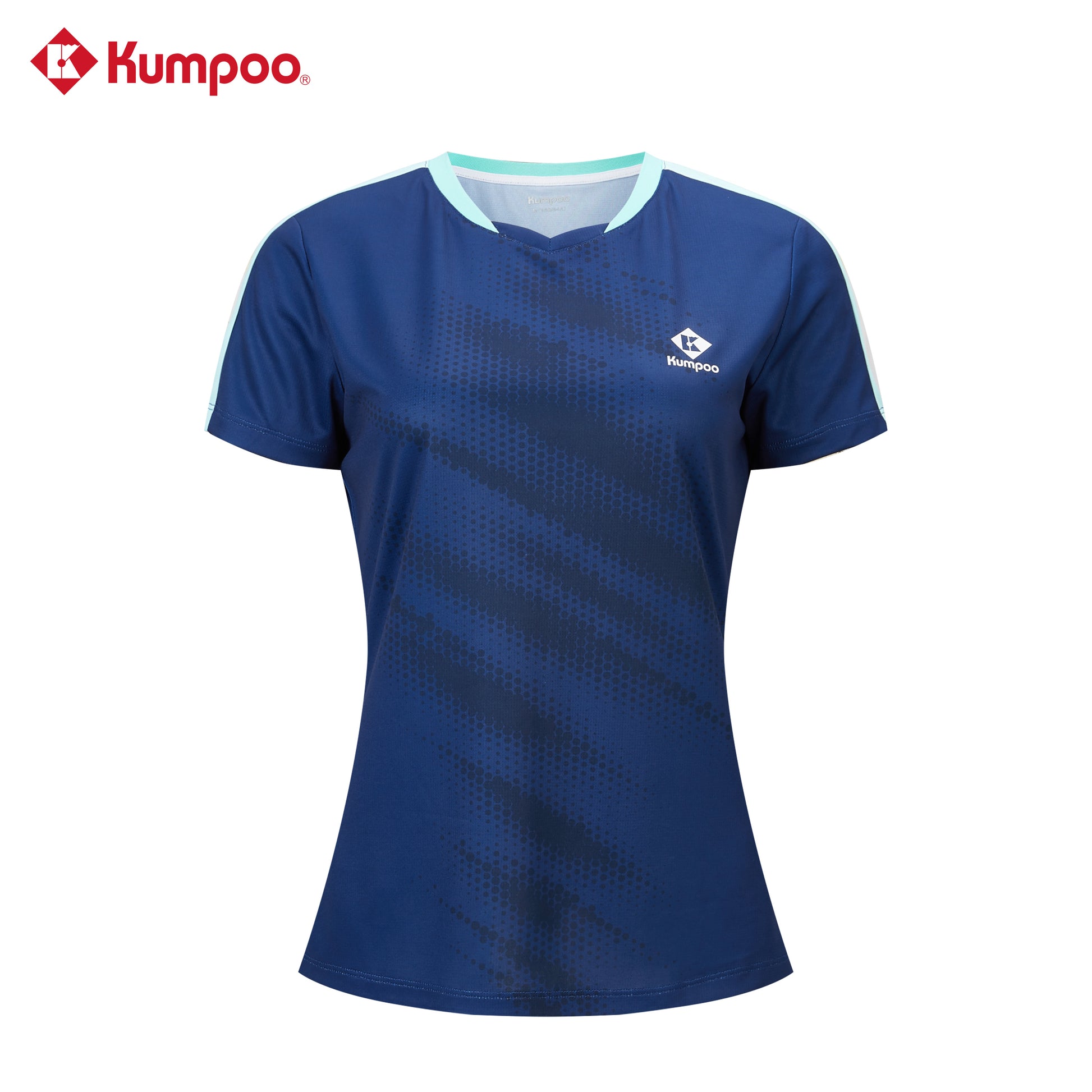 Kumpoo women's T-shirt in soft fabric, featuring a classic fit and short sleeves, perfect for casual wear.