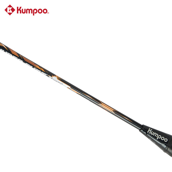 Kumpoo Hyper Shot Nex unstrung badminton racket with lightweight frame and ergonomic grip, designed for advanced players.