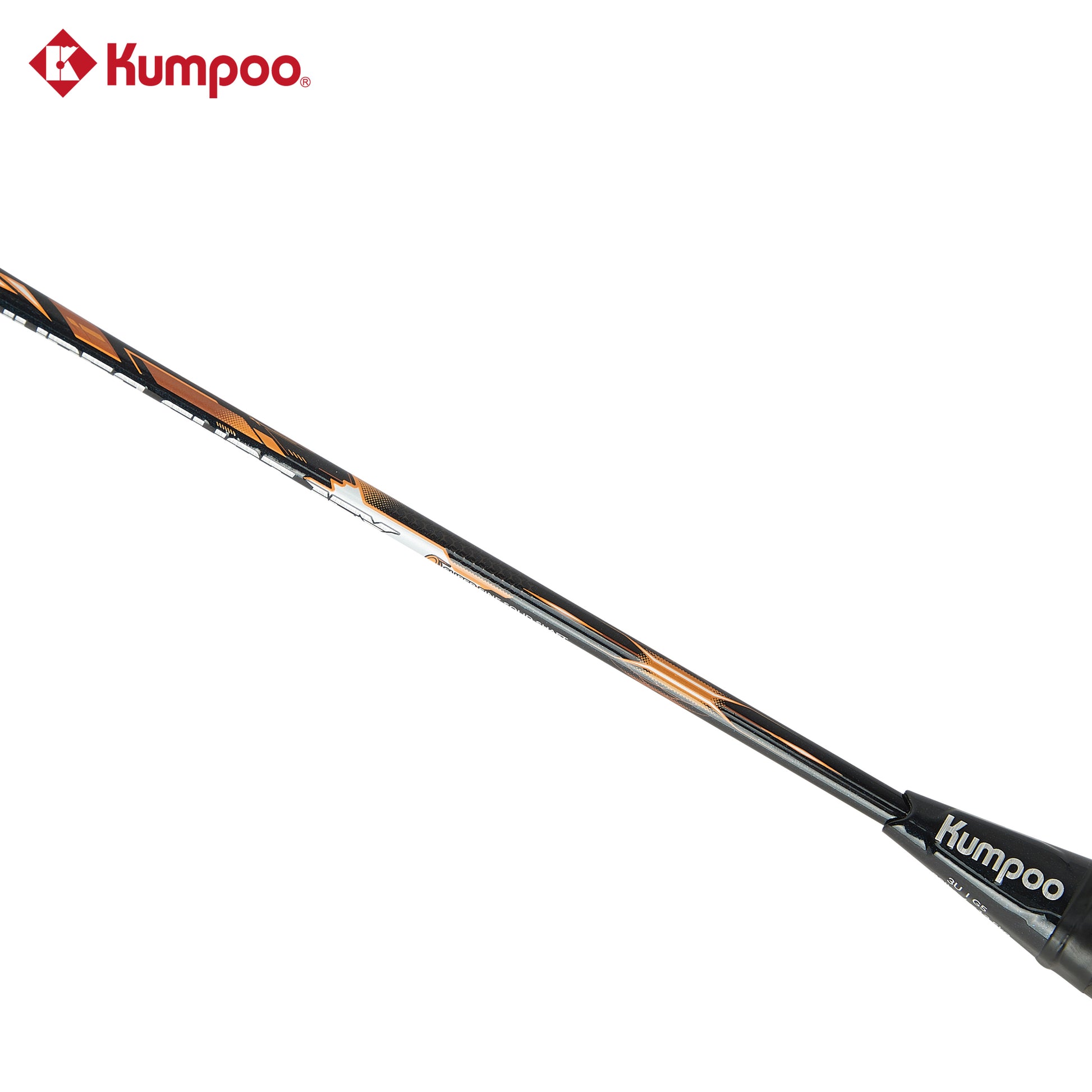 Kumpoo Hyper Shot Nex unstrung badminton racket with lightweight frame and ergonomic grip, designed for advanced players.