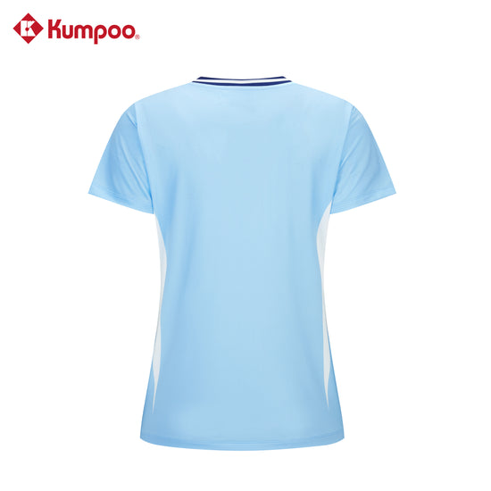 Kumpoo Canada women's quick-dry sports T-shirt designed for badminton and training, lightweight and breathable athletic top.