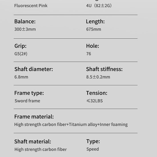 Kumpoo WHIPBLAST K7 unstrung badminton racket with lightweight frame and ergonomic grip, ready for gameplay.