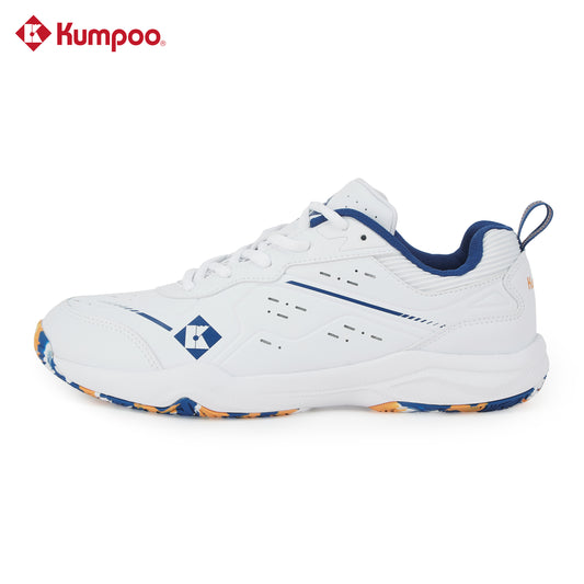 Kumpoo KH-E317 badminton shoes showing a sleek design with supportive sole and breathable upper for outdoor court play.