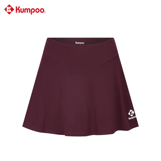 Kumpoo K261W-7182 women's skirt in a stylish design, featuring a comfortable fit and versatile length for casual or dressy wear.