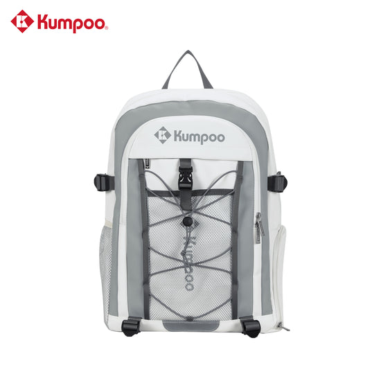 Kumpoo KB-624 badminton backpack with multiple compartments and padded straps, designed for sports gear storage.