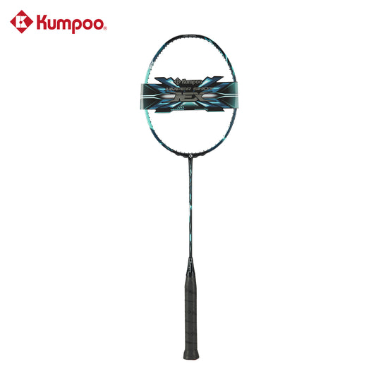 Kumpoo Hyper Shot Nex unstrung badminton racket with lightweight frame and ergonomic grip, designed for high performance.