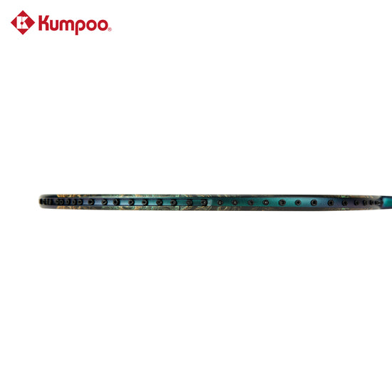 Kumpoo GF-SH(4U5) unstrung badminton racket with a lightweight frame and ergonomic grip, ideal for competitive play.