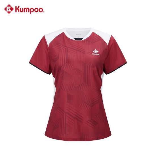 Kumpoo K261W-1149 women's T-shirt, casual tops with short sleeves and a round neckline, in a versatile color.