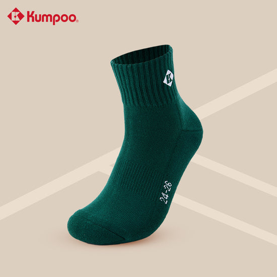 Kumpoo KSO-507 25th anniversary socks, soft and comfortable cotton socks with a subtle logo design, ideal for everyday wear.