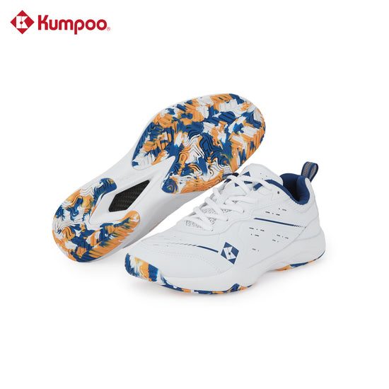 Kumpoo KH-E317 badminton shoes with breathable mesh upper and non-slip sole, designed for optimal grip and comfort during play.