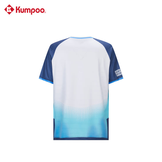 Kumpoo K261M-1731 men's T-shirt in casual design, displayed flat with short sleeves and round neckline.