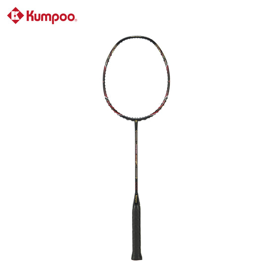 Kumpoo Hyper Shot Hexagon unstrung badminton racket with hexagonal frame design, lightweight and designed for competitive play