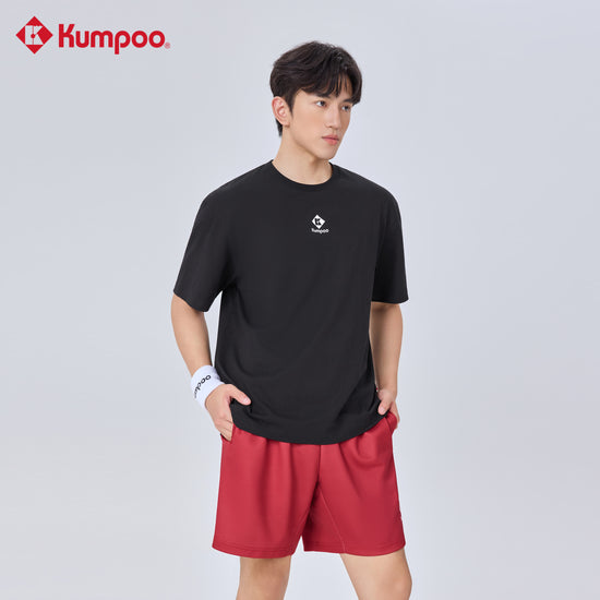 Kumpoo K261M-1171 unisex T-shirt in a casual fit, featuring a plain design and comfortable fabric, ideal for everyday wear.