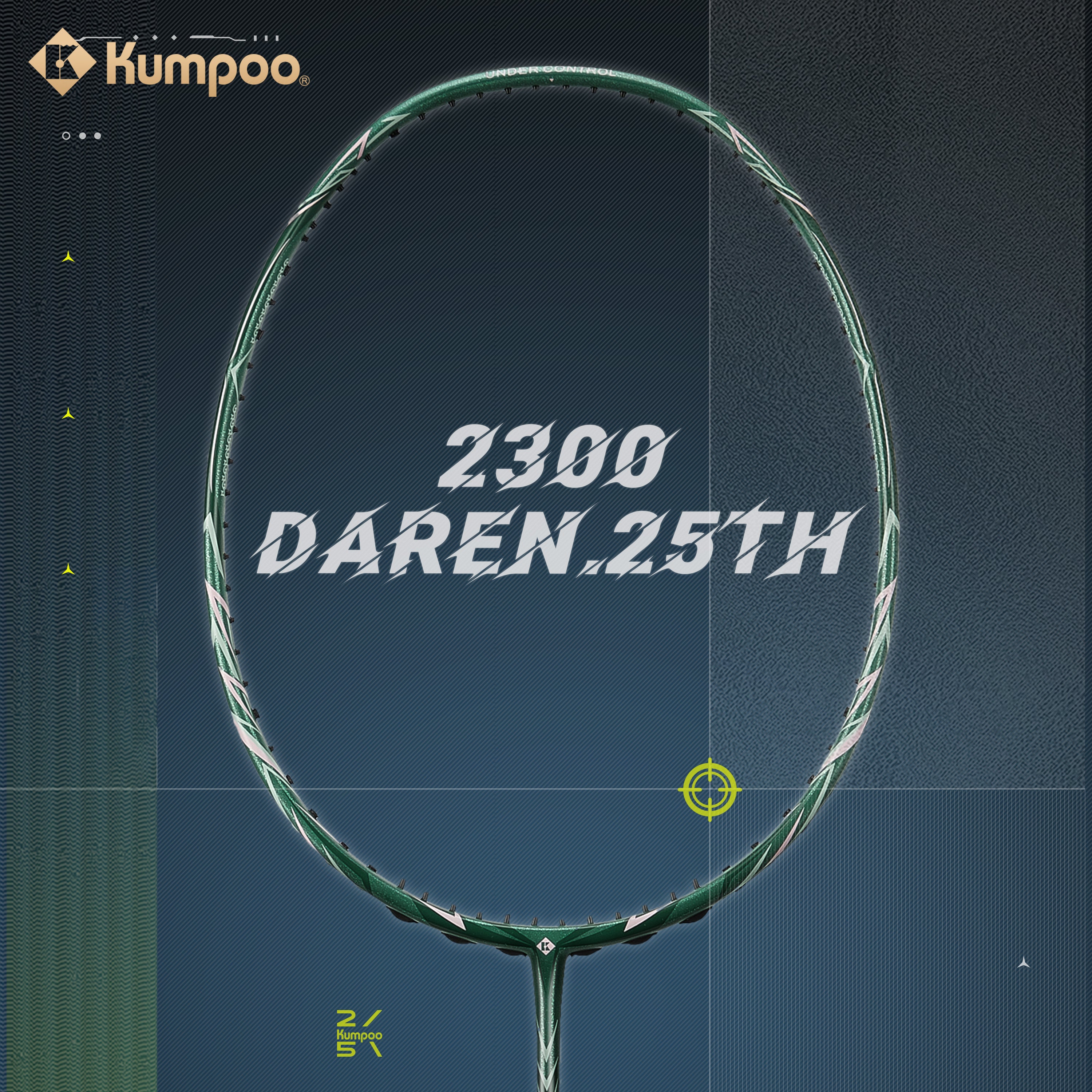 KUMPOO 2300 DAREN.25th Unstrung Badminton Racket – Kumpoo Canada