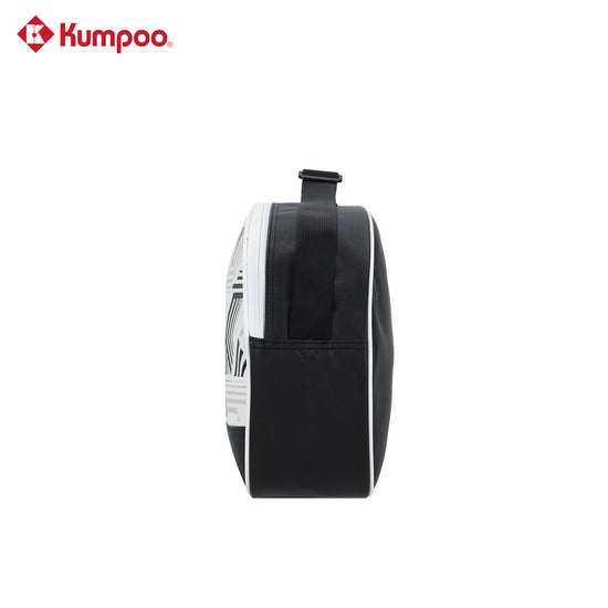 Kumpoo KB-631 badminton bag with multiple compartments and adjustable straps, designed for carrying badminton rackets and gear.