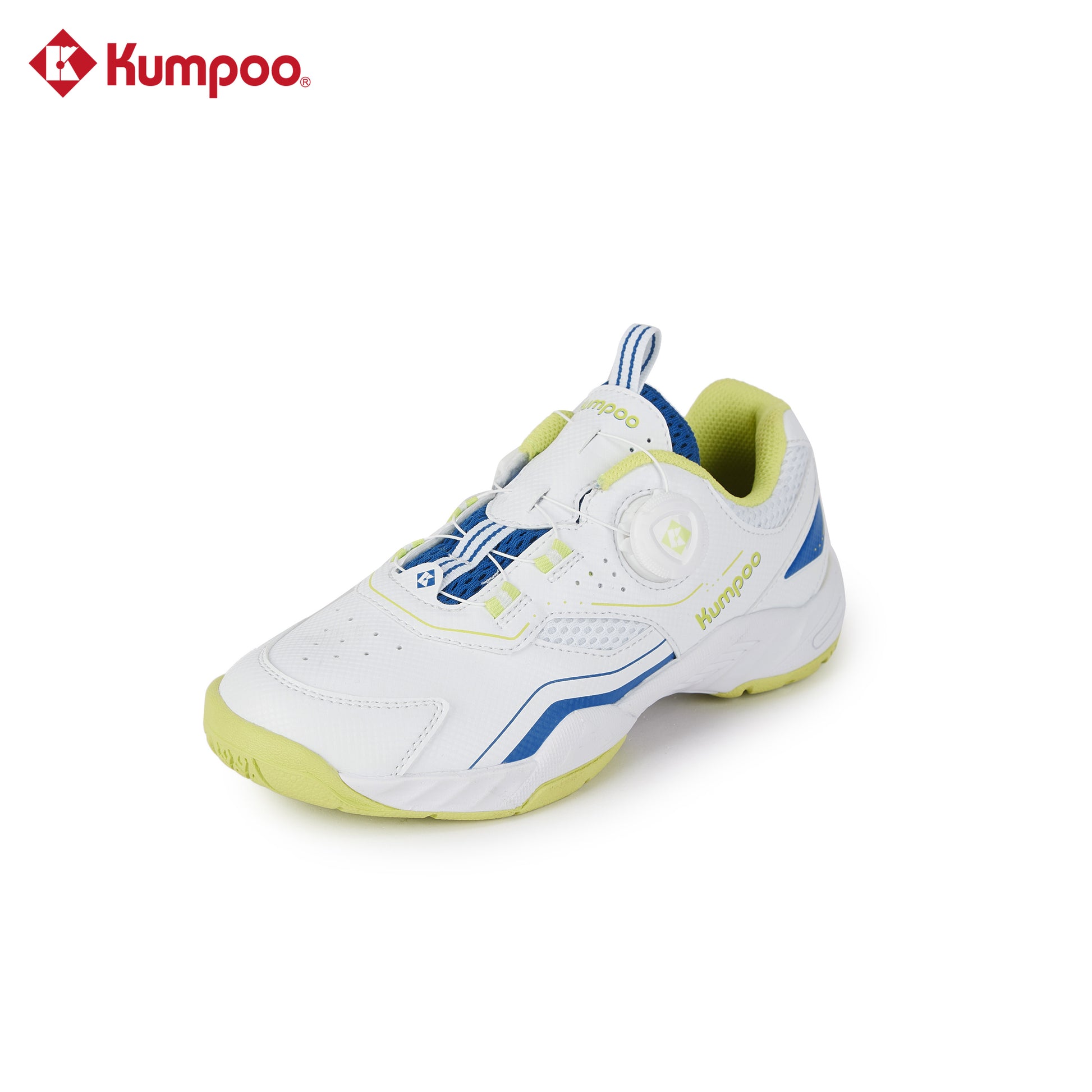 Kumpoo KHS-J10 Junior badminton shoes with cushioned soles and supportive design ideal for young players.
