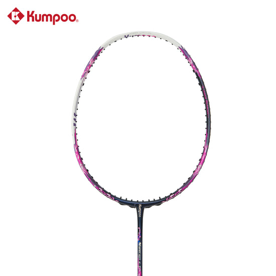 Kumpoo Whipblast K7 (4U5) unstrung badminton racket with a lightweight frame and ergonomic grip for enhanced performance.