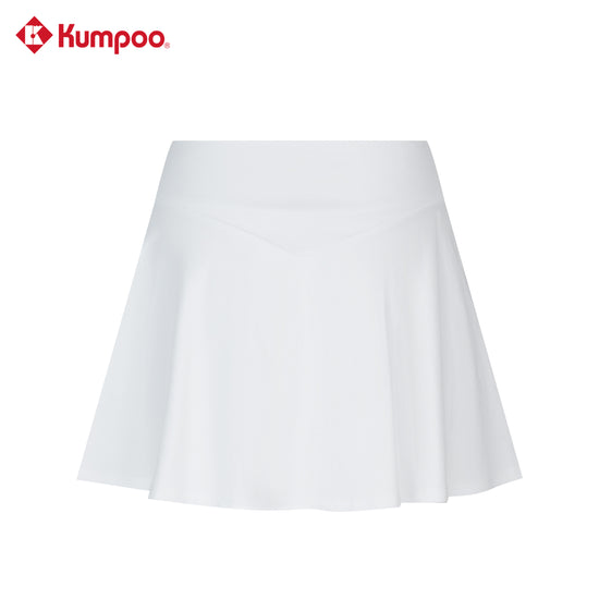 Kumpoo K261W-7182 women's skirt with a stylish design, featuring a comfortable fit and modern fabric for casual wear.