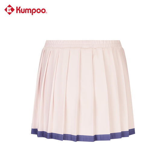 Kumpoo K261W-9727 women's skirt featuring a stylish design, made from lightweight fabric, perfect for casual or office wear.
