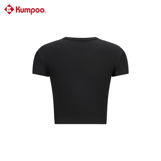 Kumpoo K261W-1140 women's T-shirt, casual top in soft fabric, shown in a relaxed fit with short sleeves and simple design.