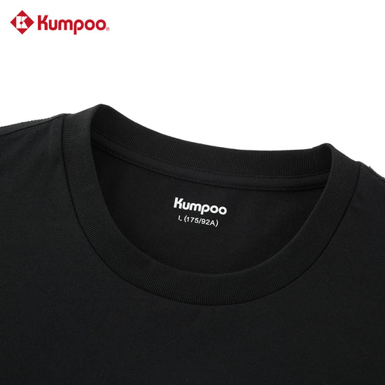 Kumpoo K261M-1171 unisex T-shirt in a casual fit, featuring a crew neckline and short sleeves, made from comfortable fabric.