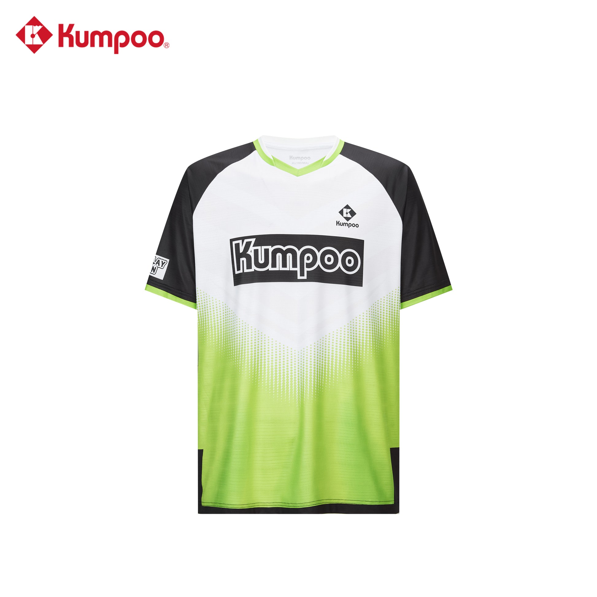 Kumpoo K261M-1731 men's T-shirt featuring a casual short-sleeve design in a solid color, displayed on a hanger.