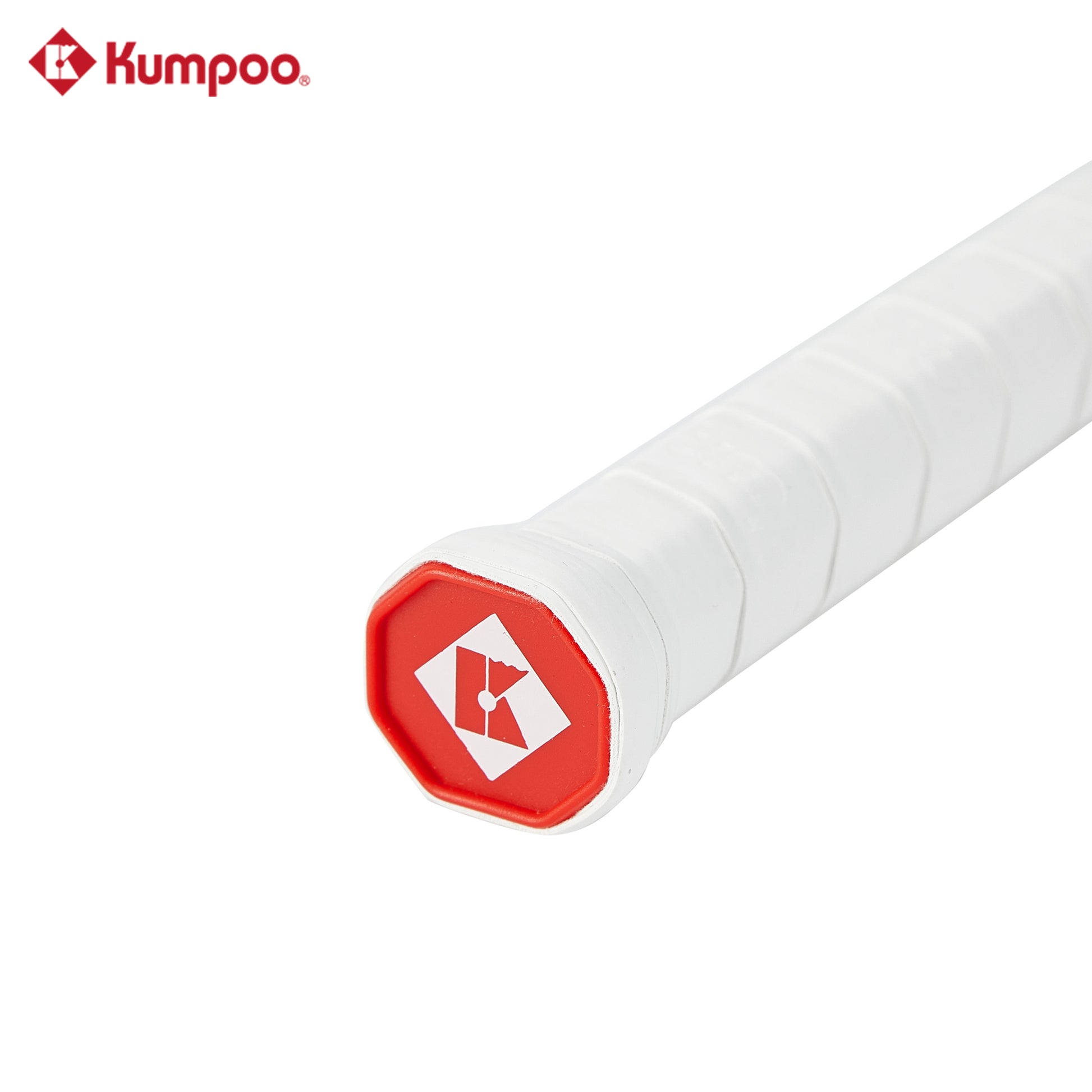 Unstrung Kumpoo KZ-10 (4U5) badminton racket with lightweight frame and ergonomic grip, designed for competitive play.
