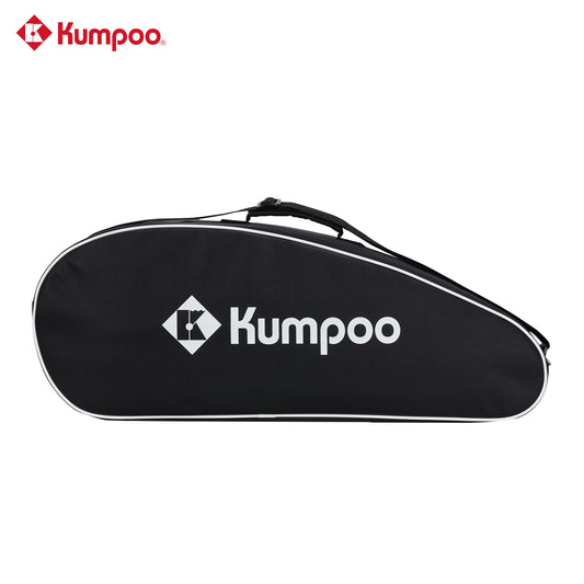 Kumpoo KB-631 badminton bag with multiple compartments and adjustable shoulder straps for carrying badminton rackets and gear.