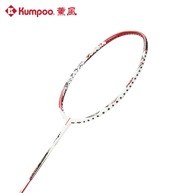 Kumpoo 2026 Year of Horse badminton racket in gift box, unstrung, featuring a sleek design perfect for sports enthusiasts.