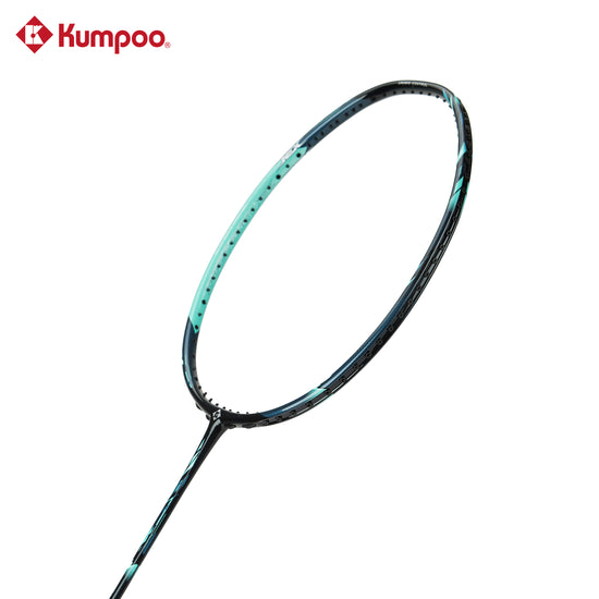Kumpoo Hyper Shot Nex unstrung badminton racket with lightweight frame and ergonomic grip, designed for advanced players.
