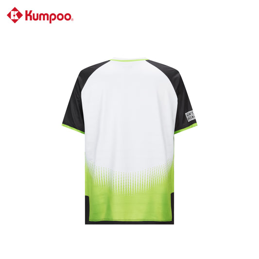 Kumpoo K261M-1731 men's T-shirt in black, casual short-sleeve top with crew neck, perfect for everyday wear.