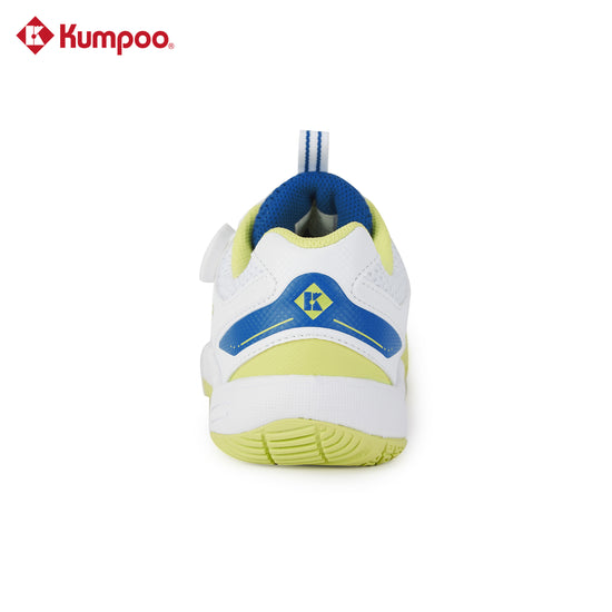 Kumpoo KHS-J10 Junior badminton shoes featuring a lightweight design and cushioned sole for young players.