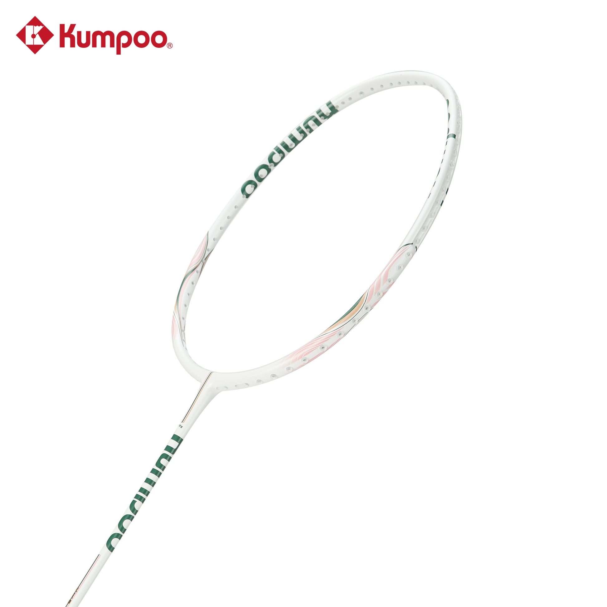 Kumpoo Ride the Wind S.25th unstrung badminton racket with lightweight 6U frame, designed for agility and speed in gameplay.