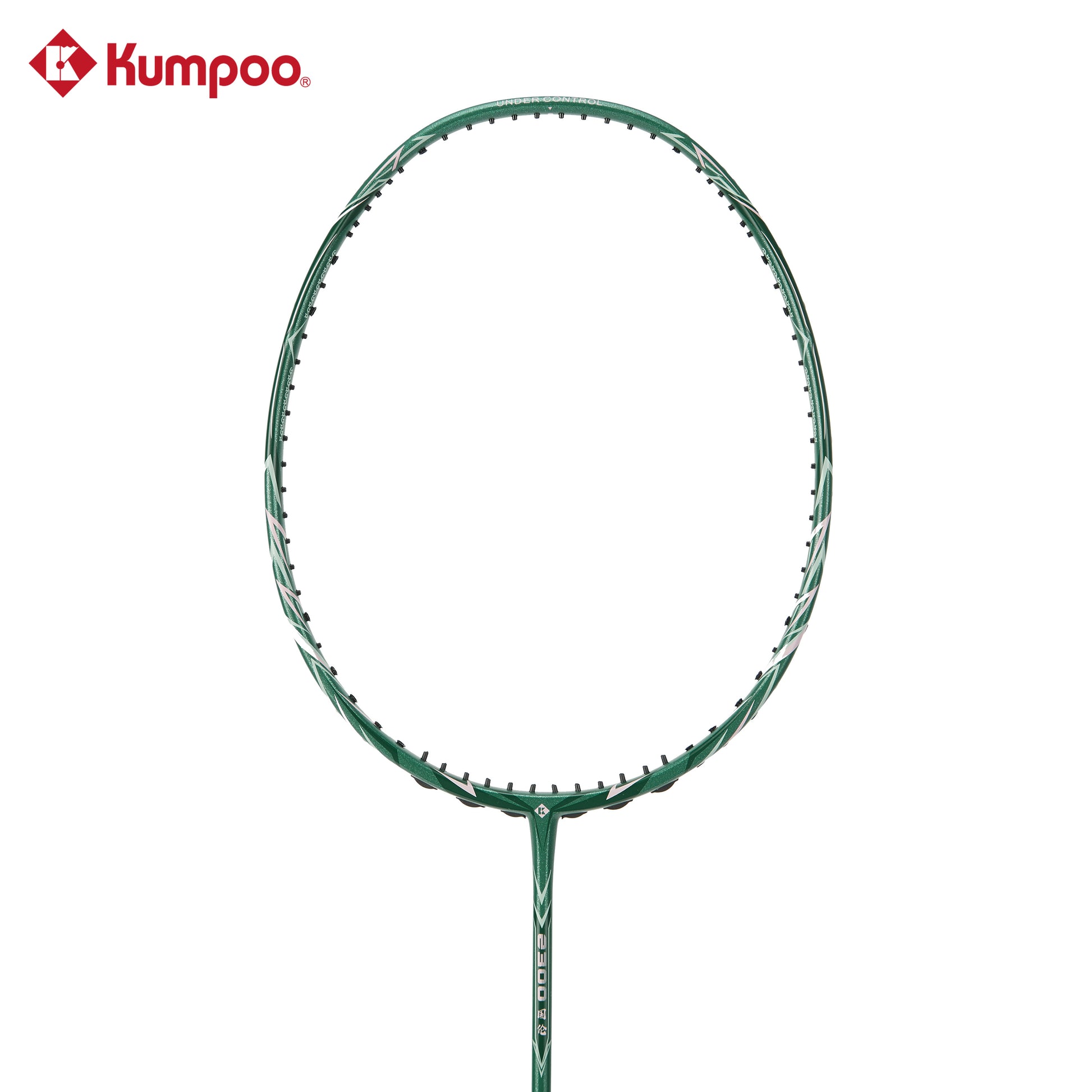 Kumpoo 2300 Daren 25th unstrung badminton racket with lightweight frame and ergonomic grip, perfect for competitive play.