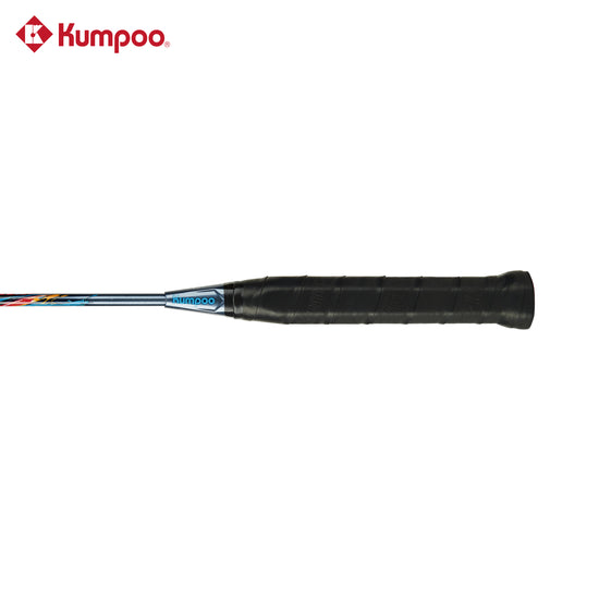 Kumpoo QF-TY(4U5) unstrung badminton racket with lightweight frame and grip, ready for stringing and gameplay.