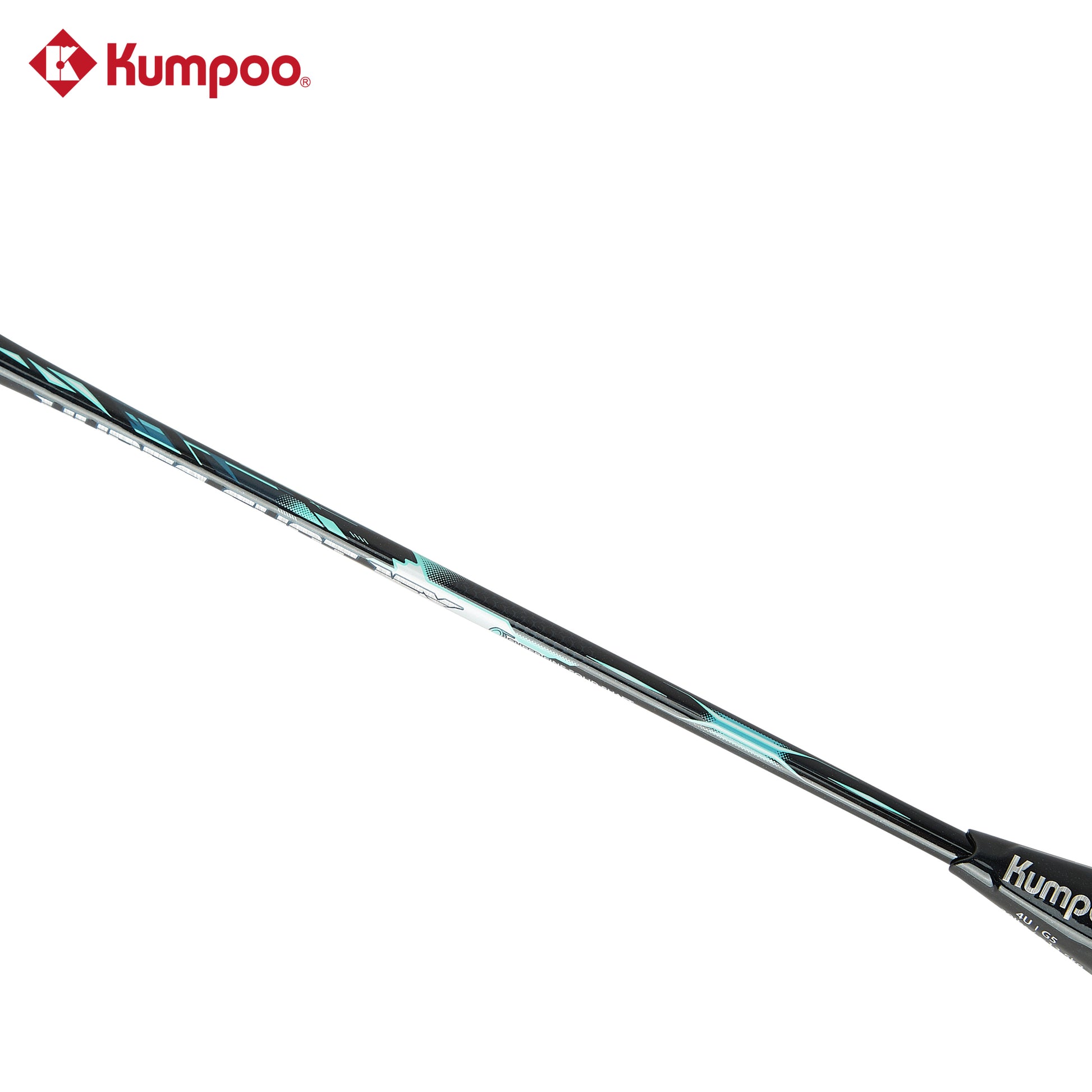 Kumpoo Hyper Shot Nex unstrung badminton racket with lightweight frame and ergonomic grip, designed for advanced players.