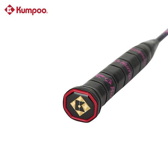 Kumpoo WHIPBLAST K7 (4U5) unstrung badminton racket with a sleek frame and grip, designed for performance and control.