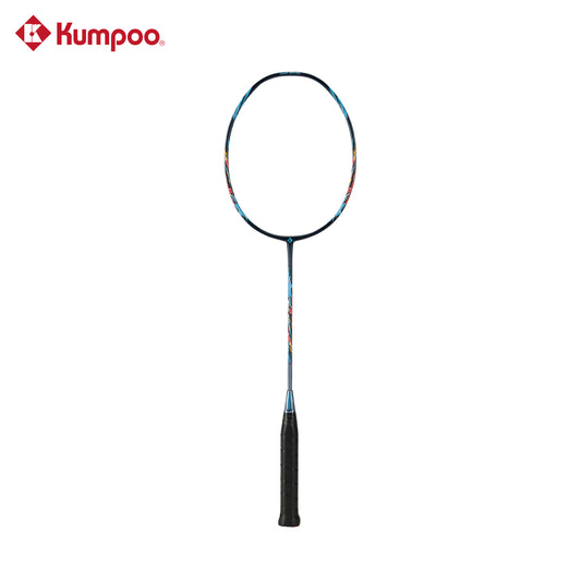 Unstrung Kumpoo QF-TY(4U5) badminton racket with lightweight frame and ergonomic grip, designed for competitive play.