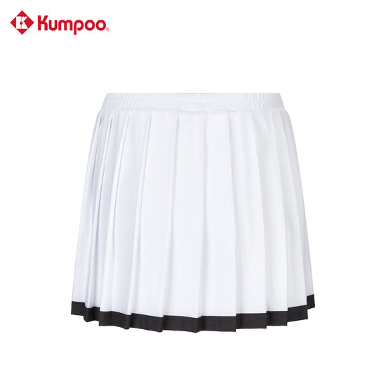 Kumpoo K261W-9727 women's skirt in a stylish design, featuring a comfortable fit and versatile length for everyday wear.