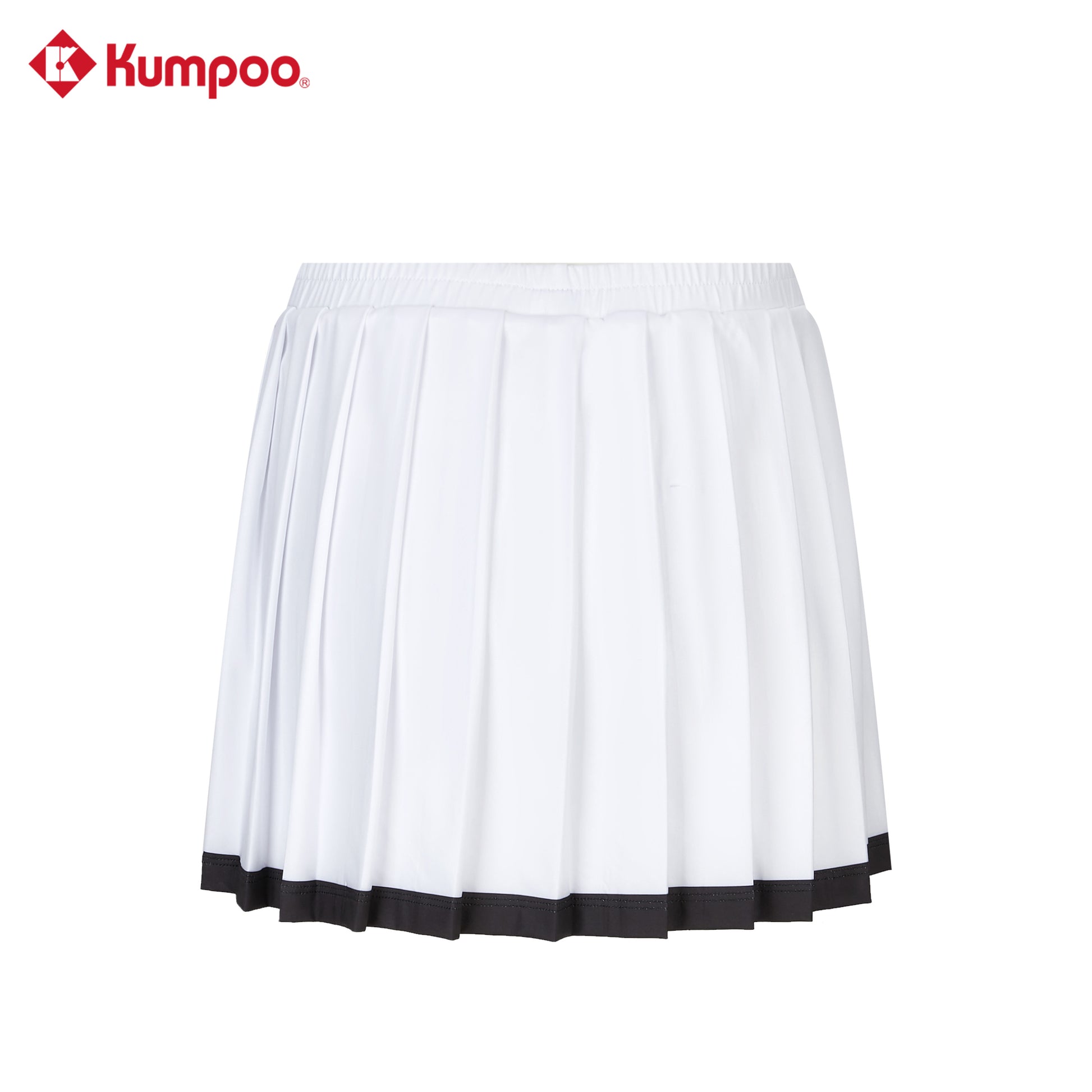 Kumpoo K261W-9727 women's skirt in a stylish design, featuring a comfortable fit and versatile length for everyday wear.