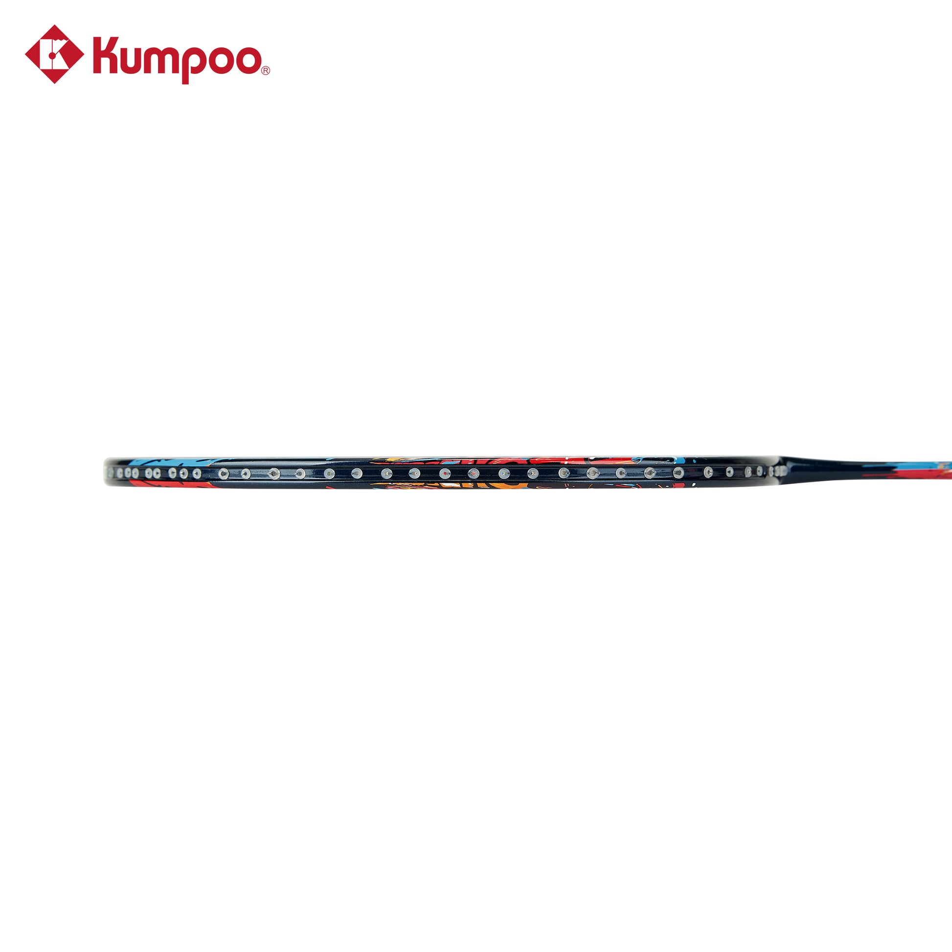 Kumpoo QF-TY(4U5) unstrung badminton racket with lightweight frame and ergonomic grip, designed for performance and control.