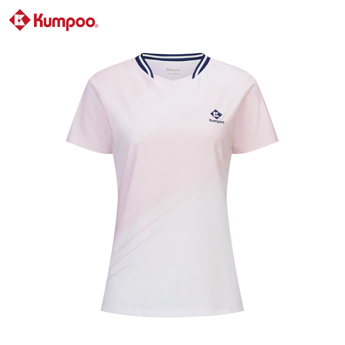 Kumpoo Canada women's quick-dry sports T-shirt, ideal for badminton and training, shown in breathable fabric and athletic fit.